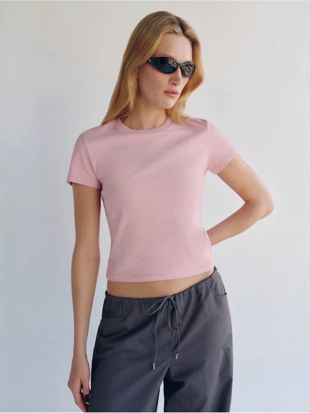 Reformation Lissa T-shirt in Babydoll